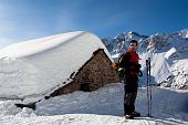Invernale in vetta al Pizzo Farno (2502 m.) salendo dall'Alpe Corte e dal Passo Laghi Gemelli domenica 14 marzo 2010  - FOTOGALLERY
